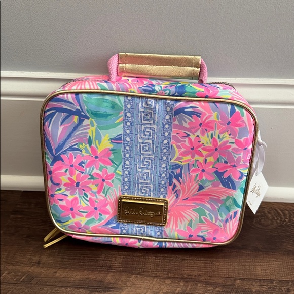 New Lilly Pulitzer Insulated Lunch Bag with Shoulder Strap - Picture 1 of 7